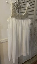 TS Damen Sommer Kleid Gr. 40 In Farbe Wollweis. TOP