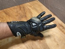 Spidi Carbotech Made With Kevlar Motorradhandschuhe gepanzert schwarz Größe S