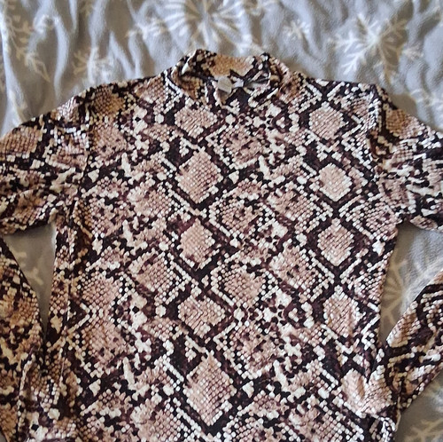 Amisu damen bluse braun - amisu,