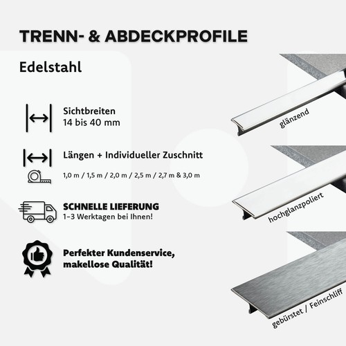 Profil fliesenschiene - t,