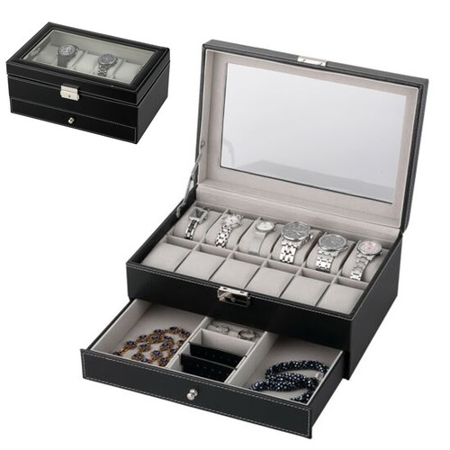 Uhrenkoffer leder uhrenbox - uhrenkoffer,