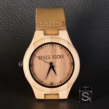 New Uhr aus Holz Space Rocks