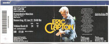 Eric Clapton  European Tour 2022 München  Ticket / Konzertkarte / Eintrittskarte