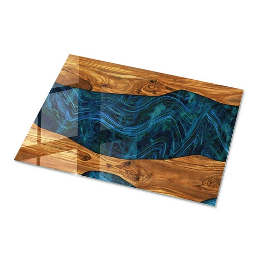 Glas tischplatte zum - zum, auflegen