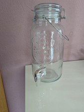 Bowle Saft Getränkespender 4 Liter Glas mit Zapfhahn