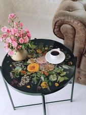 ? Exklusive Handarbeit Beistelltisch Couchtisch Epoxidharz Resin Handmade Tisch