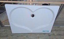 BetteEmotion Duschwanne mit Herzform - Stahlemail weiß - 120x90cm