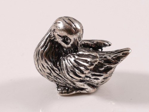 Silberfigur küken vogel - silberfigur,