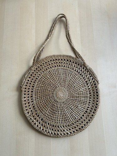 Damen schultertasche stroh - schultertasche,