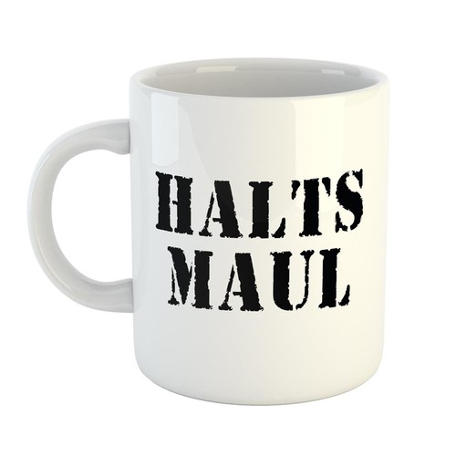 Kaffeetasse halts maul keramik - kaffeetasse,