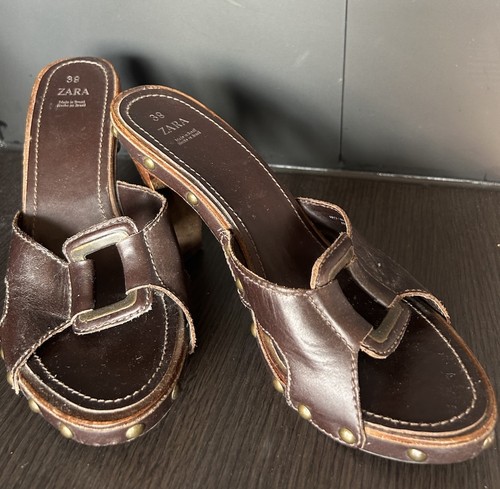 Clog sandaletten zara - sandaletten,