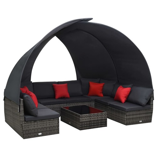 Gartensofa mit sonnendach - gartensofa,