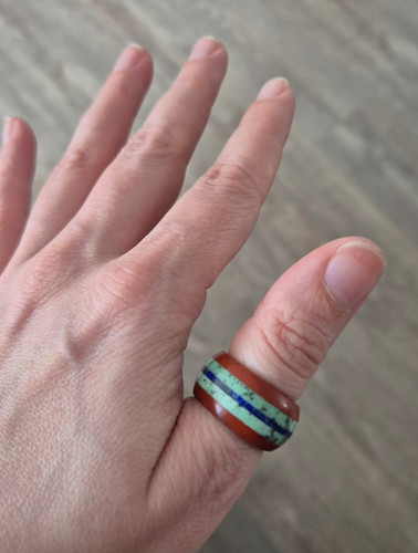 Ring edelstein daumenring - ring,