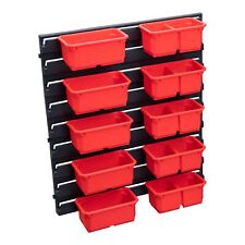 Qbrick System Container Set Nr. 3 Werkstattwand 39 x 35 cm mit 10 Behältern