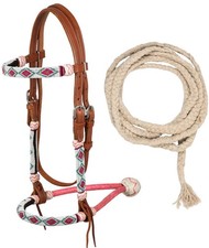 Bosal set in cuoio e rawhide