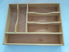 Alter Besteckkasten  Holz Shabby  Vintage Landhaus   (2)