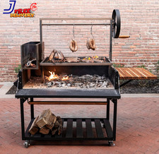 Wood Fire & Charcoal BBQ Grill
