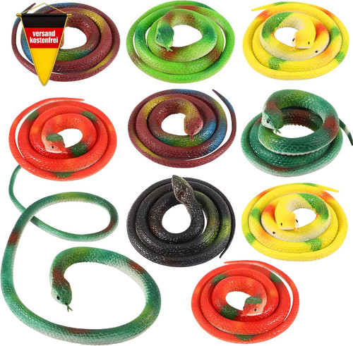 Gummi schlangen set stück - schlangen, 10