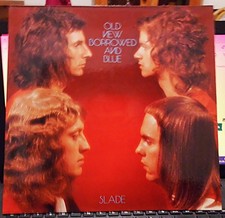 LP   SLADE  OLD NEW BORROWED AND BLUE   1974  VG++