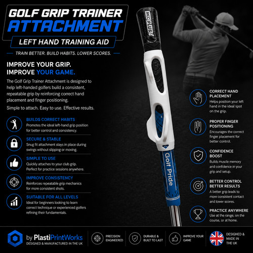Golf grip linkshand trainer - grip,