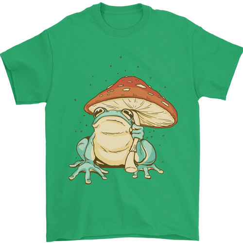 Ein frosch unter einem - frosch, pilz