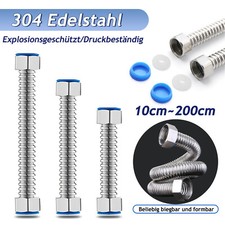 1/2" 304 Edelstahl Brauseschlauch Duschschlauch 0.1M 0.5M 0.8M 1M 1.2M 1.5M 2M