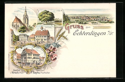 Lithographie echterdingen - lithographie,