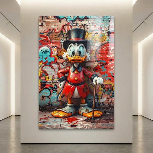 Pop art kunst dagobert - pop, duck