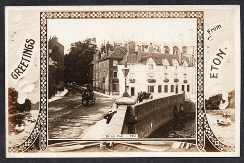 Postkarte eton bei windsor - eton,