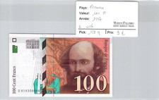 Schein Frankreich 100 Francs