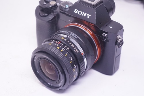 Sony mount adaptiert 28mm - adaptiert,