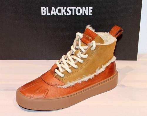 Blackstone leder stiefelette - blackstone, leder-stiefelette