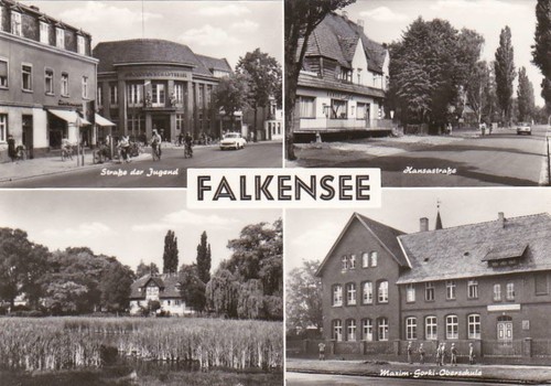 Ansichtskarte falkensee - ansichtskarte,