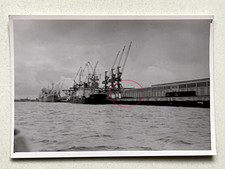 Org Foto DSR Schiff Seereederei Werft Rostock Warnemünde Hafen Kran Schiffbau