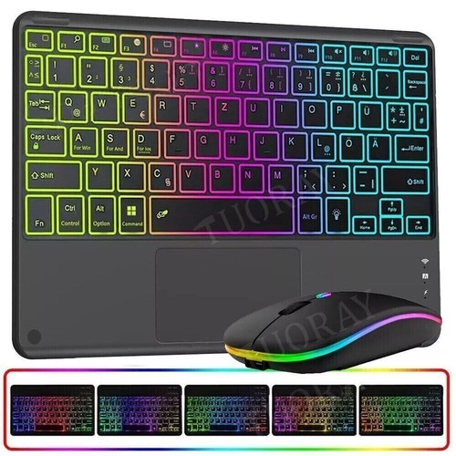 Beleuchtet touchpad qwertz - beleuchtet,
