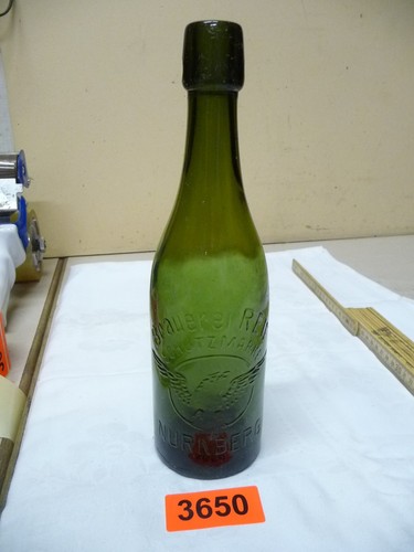 3650 alte glasflasche - ,