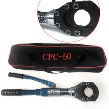 50 mm Max. Hydraulische Kabelschere Kabelschneider Kupfer Trennschere 70kN NEU