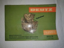 Klöckner Humboldt Deutz AG Köln  Motor F/A 3 L 514 Ersatzteilliste Z 0153-33