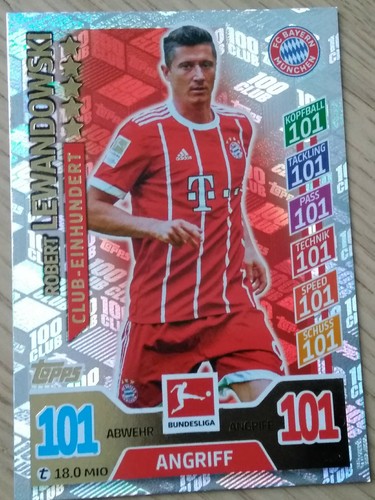 Fussballkarte match attax