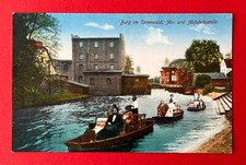 AK BURG im Spreewald um 1910 An und Abfahrtsstelle der Boote     ( 144568