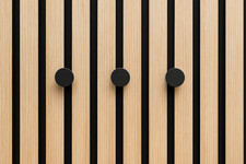 Akustikpaneele Haken ohne Bohren 5-er Set Rund