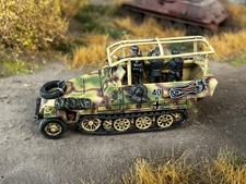 1:72 Sd.kfz. 251/3 Ausf. D von PSC, Besatzung Zvezda, gebaut, gebrusht, gealtert
