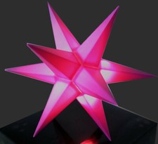 LED Mini-Stern innen lila