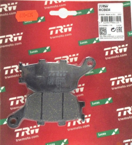 Bremsbeläge hinten mcb634 - bremsbeläge,