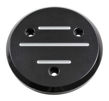 Motordeckel Alu schwarz - Fluted - Yamaha XVS 650 Drag Star + Classic