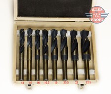 HSS Spiralbohrer Satz Metall Bohrer Set Bohrersatz Kobalt 14-25,5mm(HSS-MET-8FT)