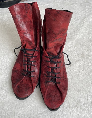 Stiefeletten übergang rot - stiefeletten,