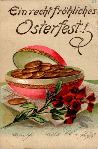 Litho ostern föhliche - litho,