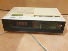 Vintage Radiowecker 70er 80er Retro Philips 440 Klappzahlenwecker Uhr Deko