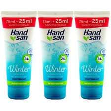 Hand san Handcreme WINTER 3 x 100 ml mit Shea Butter ph Hautneutral 24H Schutz